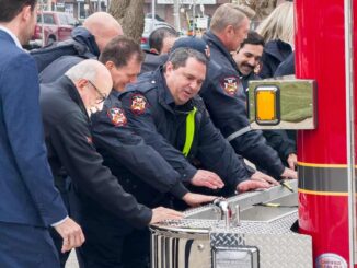 Tecumseh Fire and Rescue Welcomes New 100-Foot Aerial Truck
