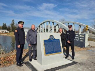 River Canard Bridge Honoured With Heritage Plaque